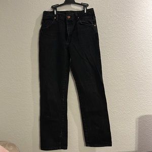 Wrangler boys, jeans, black boot, cut excellent condition